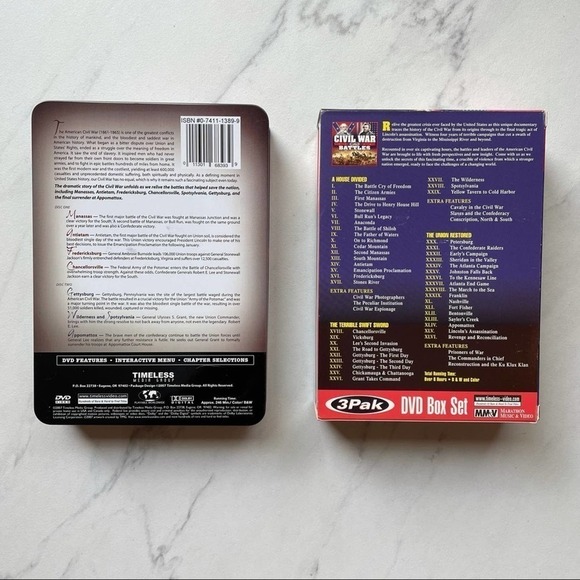 Civil War Battlefield Battles DVD Box Sets Bundle - Picture 2 of 8